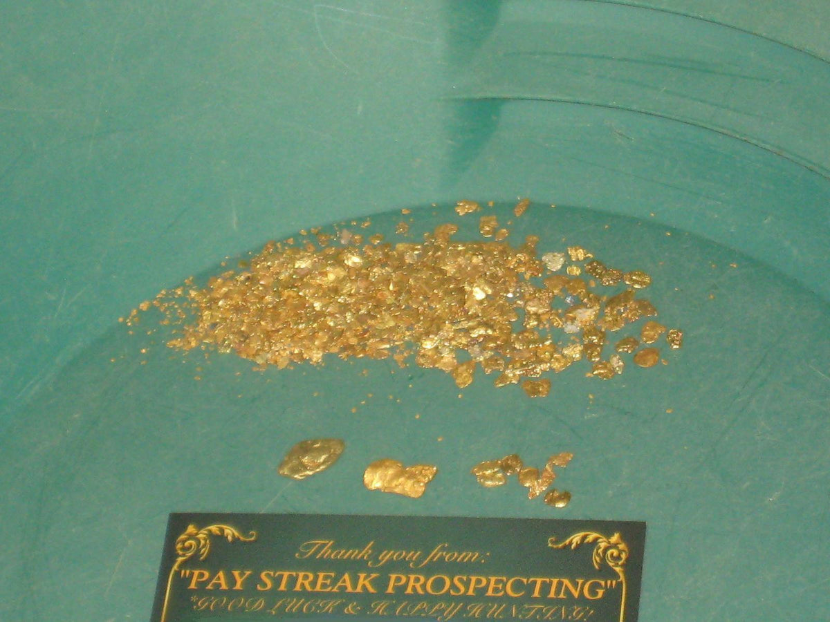 RESERVE PAYDIRT™ - 1 GRAM OF GOLD PANNING CONCENTRATES - ARIZONA